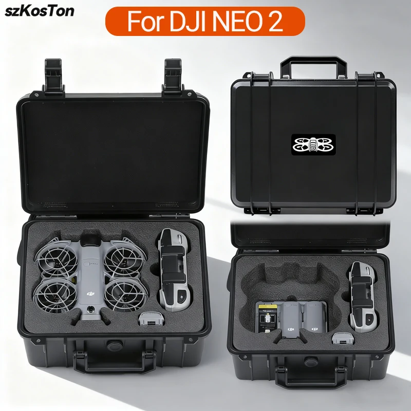 Drone Hard Shell Case - Tragbare Sicherheitsbox für DJI NEO 2,