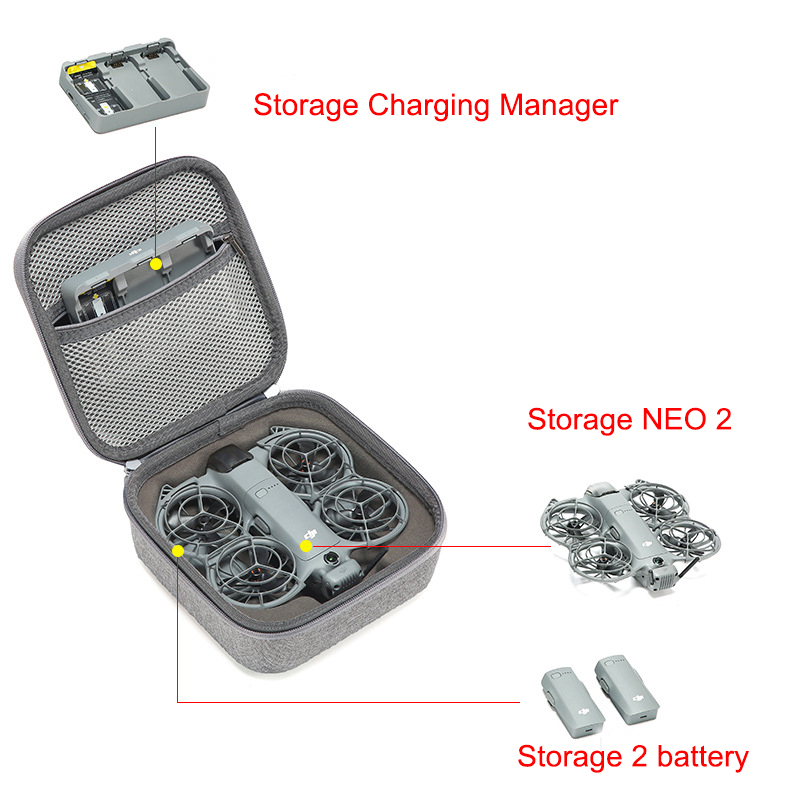 Box für DJI Neo 2 RC N3 Drohne – Drone Hard Shell Case Bewertung und Preis